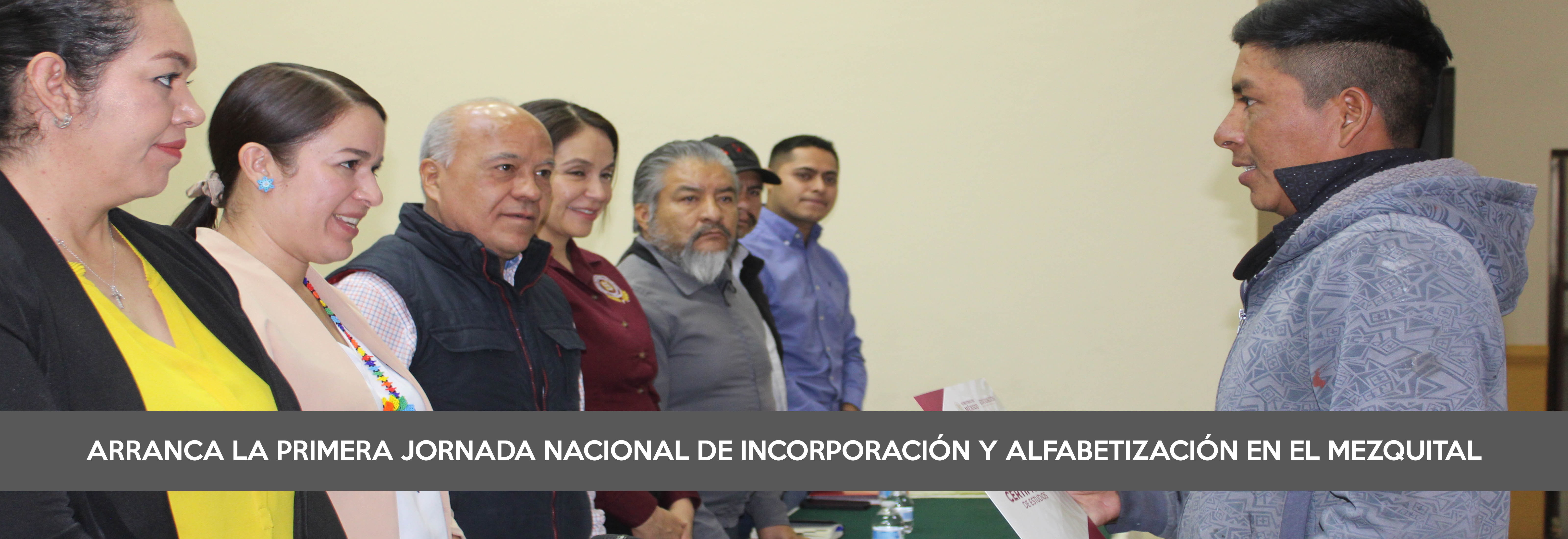 ARRANCA LA PRIMERA JORNADA NACIONAL DE INCORPORACIÓN Y ALFABETIZACIÓN EN EL MEZQUITAL